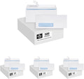 Quality Park, #10 Window Envelopes, Redi-Strip, White, 500 per box (69222), #10(4-1/8" x 9-1/2") (Pack of 4)