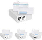 Quality Park, #10 Window Envelopes, Redi-Strip, White, 500 per box (69222), #10(4-1/8" x 9-1/2") (Pack of 4)