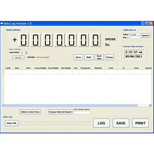 SellEton SL-915-SS NTEP/Legal for Trade Stainless Steel Wash-Down Bench Scale with Free Software 10" X 10" (60 lbs X 0.002 lb)