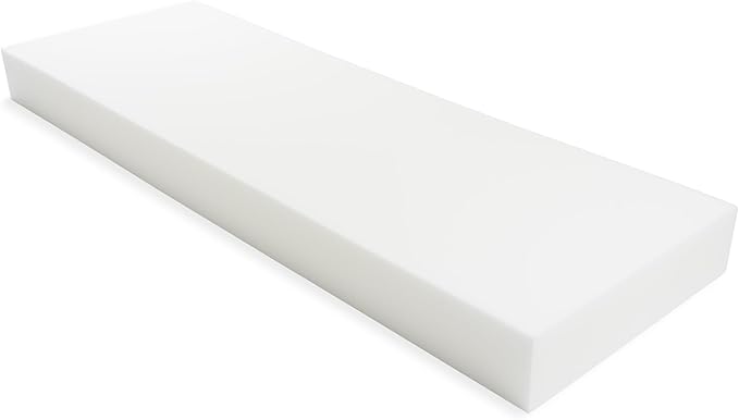 GoTo Foam 6" Height x 36" Width x 72" Length 44ILD (Firm) Upholstery Cushion Made in USA