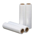 APQ 4 Rolls of Blown Hand Stretch Film 15" x 2000'. Clear Hand Stretch Wrap, 60 Gauge. Tear Resistant Residue Free Film for Moving, Shipping, Wrapping. Industrial Grade Pallet Shrink Wrap Film.