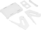 Label Holder 2 in 1 Multifunctional Removable Print Shipping Label Holder for Thermal Label Printers ABS Material 20 x 13.5 x 15cm 1 Set