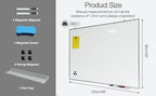 Dry Erase Board Magnetic Whiteboard 48"x 36" White Board Wall Mounted Aluminum Frame Hanging Whiteboard for Home, School, Office, Kitchen