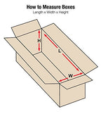 BOX USA Shipping Boxes 10"L x 5"W x 5"H 25-Pack Long Corrugated Boxes for Moving, Shipping, Mailing, Packing, Packaging and Storage