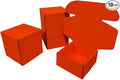 10 Pcs 9.8 x 9.8 x 4 inches Large Size Corrugated Cardboard Gift Boxes Recyclable Shipping Boxes for Mailing & Holidays, Wedding, Birthday, Gifts Packaging (Orange Red, 9.8 x 9.8 x 4")