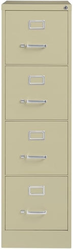 CommClad 4-Drawer Letter-Size Vertical File Cabinet (Putty)