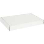 Box USA 17" Deluxe Shipping Boxes 17 1/8"L x 11 1/8"W x 2"H, 50-Pack - White Box Mailers for Packaging, Storage, Gifts or Bulk Business Orders