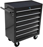 LuckyNote】Rolling Tool Chest, 6 Drawer Tool Box with Wheels, Heavy Duty Industrial Service Cart Storage Organizer with Locking System, Rolling Tool Box Organizer Tool Case for Garage, Repair Shop