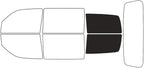 Rvinyl Window Tint Kit Compatible with Dodge Nitro 2007-2011 - Black 20% - Single Ply No Bubble Film - Do it Yourself Vehicle Cargo Precut Kit