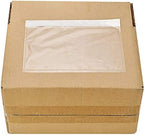 7.5" x 5.5" Clear Adhesive Top Loading Packing List/Shipping Label Envelopes Pouches (500-Pack)