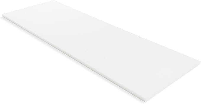 GoTo Foam 1" Height x 36" Width x 72" Length 44ILD (Firm) Upholstery Cushion Made in USA