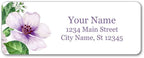 Personalized Return Address Labels - Lovely Orchids - 60-1000 Custom Self-Adhesive Stickers