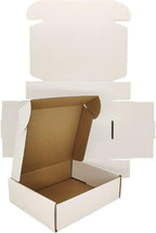 50 Pack, Small Shipping box, 7x6x2'',Corrugated Mailer,Wonfer Cardboard Box, White