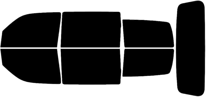 Rvinyl Window Tint Kit Compatible with Dodge Nitro 2007-2011 - Black 5% - Single Ply No Bubble Film - Do it Yourself Vehicle Complete Precut Kit