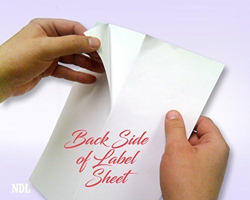 NextDayLabels - Full Page Labels 8.5 x 11 - White Shipping Labels - 8.5 x 11 Label Paper for Printer - Large Blank Matte Sticker Printer Paper - Laser/Inkjet Printer Labels (1 Per Sheet, 100 Labels)