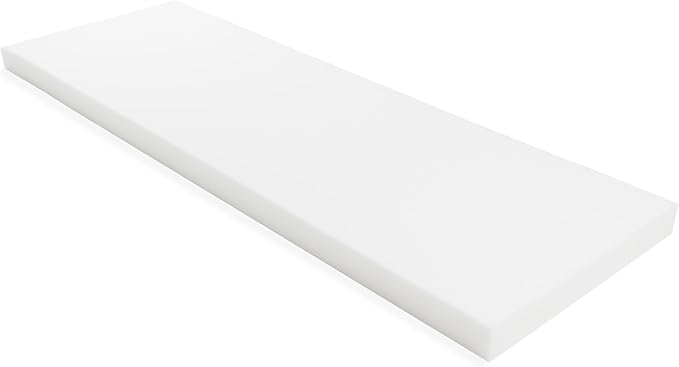 GoTo Foam 3" Height x 24" Width x 120" Length 44ILD (Firm) Upholstery Cushion Made in USA