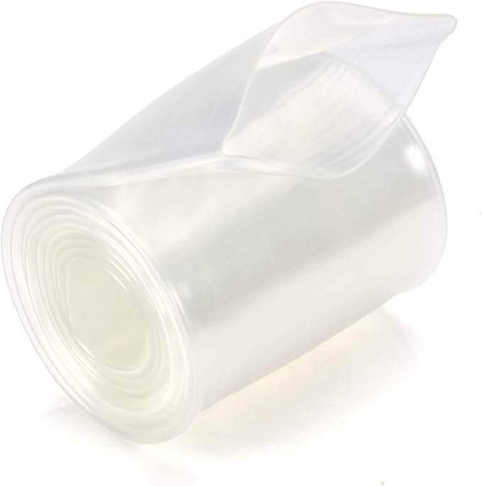 Chanzon 2:1 Ratio 1-3/8" (35mm) Heat Shrink Tubing 3.3Ft Roll (1M Total Length) Clear/Transparent Polyolefin Sleeving Wrap Shrinking 2 to 1 1pcs