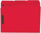 Staples Colored Reinforced Tab Fastener Folders Letter Size Assorted 50/Box