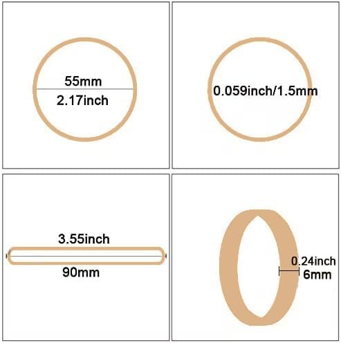 Rubber Bands Size #64, Elastic Band Beige 0.5bl about 110Pcs Wide Rubber Band For Office Home Supplies(3 1/2" x 1/16")