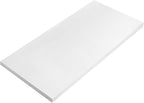 Amylove Polyurethane Foam 2/5" x 59" x 79" High Density Cushion Upholstery Foam Sheet for Seat Replacement DIY Projects Chairs Headboards Sofas Home(White)
