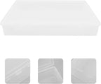VILLCASE Transparent Plastic Certificate Organizer Box Desktop Document Storage Case for Files Multipurpose Small Items Storage Container for Office and Home Use