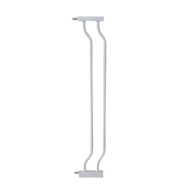 ALLAIBB Extra Wide Pressure Mount Baby Gate Auto Close White Metal Child Dog Pet Safety Gates with Walk Through for Stairs,Doorways,Kitchen and Living Room(4.72"/12cm)