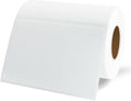 Name Tag Stickers,3.5" x 2.25" White Labels,Waterproof/Oil/Tear Resistant/Ink Won't Smudge (260pcs,1 Roll)