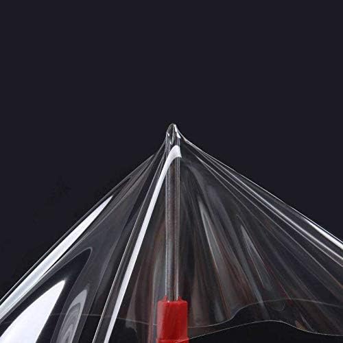 DIYAH Clear Paint Protection Bulk Vinyl Wrap Film with Hand Tools (60" X 60" / 5 FT X 5 FT)