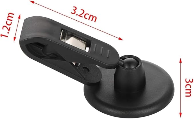 KENANLAN 2Pcs Car Note Pad Holder, Car Notepad Clip, Car Ticket Holder Sucker Clamp Parking Ticket Holder with Suction Cup