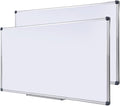 Magnetic Whiteboard -2 Pack 72" x 40" Large Magnetic Dry Erase Board with Removable Marker Tray| Commercial Wall-Mounted Aluminum Message Presentation White Board for Home Office Classroom