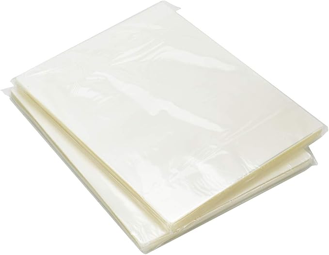 RyhamPaper Thermal Laminating Pouches, Laminating Sheets 8.9 x 11.4-Inches/Letter Size/5 mil, 100 Pack Laminator Sheets for Sealed Document, Cards, Clear Laminated Finish, Round Corner, Waterproof