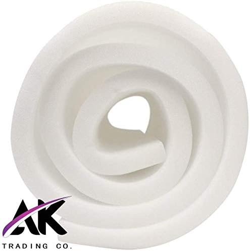 AK Trading CO. Medium Density 2" Height x 24" Width x 72" Length-Home or Commercial Use Seat Replacement Cushion-Made in USA Upholstery Foam