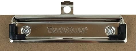 Trade Quest Legal Size Clipboard 9'' x 15.5'' Low Profile Clip Hardboard Single (Pack of 6)