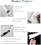 Self-Adhesive PVC Corner Cord Cover - Cable Floor Protector Strip, Wire Hider for Home & Office - Easy Mounting, Black (NO.3)