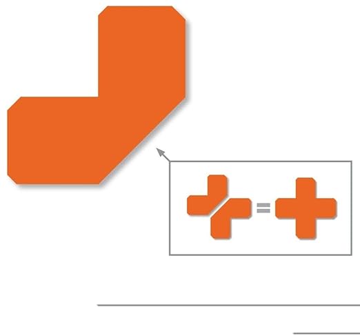 Mighty Line 2" Half Angle Marker Floor Marking Tape for Safety, Caution, Warning, Heavy-Duty, Peel and Stick, Adhesive, Industrial Quality, Orange, Pack of 100
