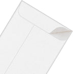 500 PCS #7 Coin Envelopes, 3.5 x 6.5 inches White Kraft Envelopes Classic Small Parts Envelopes with Self Adhesive Gummed Flap for Coins, Cash, Credit Cards, Seeds