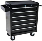 LuckyNote】Rolling Tool Chest, 6 Drawer Tool Box with Wheels, Heavy Duty Industrial Service Cart Storage Organizer with Locking System, Rolling Tool Box Organizer Tool Case for Garage, Repair Shop