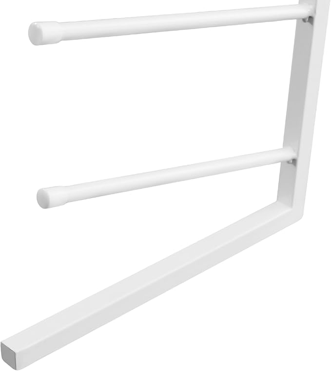 Wall Mount Art Print Blueprint Holder, 9-Tier Blueprint Holder, 20.87'' x 11.02'' x 44.09'' Blueprint Storage Rack for Working with Blueprints and Rolled Documents (White)
