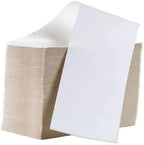 Gemo 4x6 inch Thermal Labels, Pack of 6000, 2 Stacks Fanfold, White Perforated, Permanent-Adhesive, Compatible with Zebra, Elton, UPS