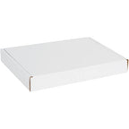 Box USA 15" Deluxe Shipping Boxes 15 1/8"L x 11 1/8"W x 2"H, 50-Pack - White Box Mailers for Packaging, Storage, Gifts or Bulk Business Orders