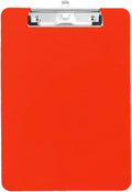 Red Nursing Clipboard with Pen Holder,Plastic Clip Boards 8.5x11 Heavy Duty,A4 Letter Size, Cute Clipboards for Women Kids Teacher,Classroom Office Home