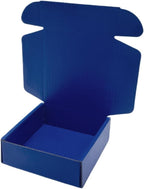 50 Pcs 6.3 x 6 x 1.6 inches Shipping Boxes for Small Business Cardboard Corrugated Mailer Boxes for Shipping Packaging Holidays Craft Gifts Giving Products (Industrial Blue, 6.3 x 6 x 1.6")