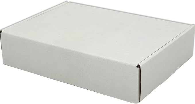 Small White Shipping Boxes for Small Business Pack of 25-7x5x2 inches Cardboard Corrugated Mailer Boxes for Shipping Packaging Craft Gifts Giving Products