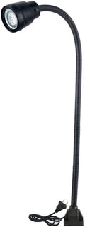 Led Machine Work Lights 5W 110V Waterproof IP54 Bolt on Industrial Light with Plus Long Gooseneck Lamp (1200mm)