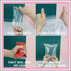 iMailer - 500 Pcs- 13" x 15" Zip Bags- 2 Gallon Zip Bags- Clear Resealable Zip Poly Bag 2 Mil for Clothing, T-Shirts, Pants, Storage