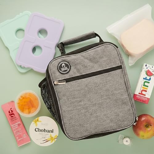 Healthy Packers Reusable Ice Packs for Lunch Boxes - Long Lasting Slim Freezer Packs, Thin Non-Toxic BPA-Free Hard Gel Ice Blocks for Coolers, Kids & Adults Lunch Bags, Travel, Camping, Food Storage