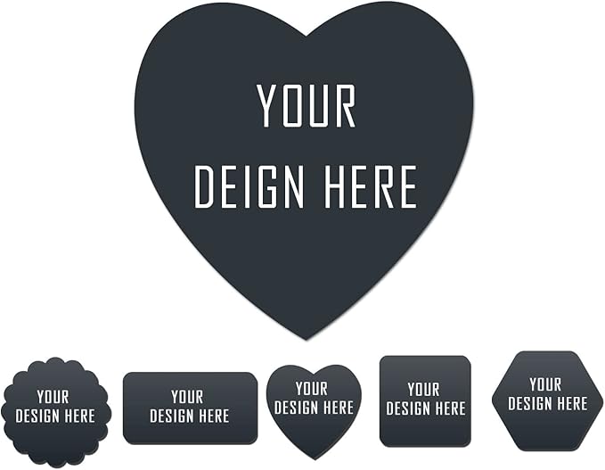 Custom Stickers Heart Labels Wedding Favor Personalized Labels for Gift Box Customized Sticker with Love 100,200pcs, 1",1.5",2", 3", 4"
