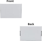 7x4x1.55 inch Small White Mailers Boxes Recyclable Corrugated Gift Box for Packaging Shipping Set of 10
