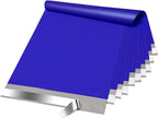 Fuxury Large Poly Mailers 14.5x19'' 100Pc, Waterproof Shipping Bags for Clothing, Strong Adhesive Mailers Poly Bags for Small Business Suppliers, Durable Shipping Envelopes Mailing Bags Blue