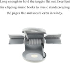HAHIYO 2.5inch White Bulldog Clips Metal File Hinge Binder Clips Clamps Save Space Strong Spring Jaws Rock Solid Grip Book Lay Flat Deburred Edge for Hang Photos Wall Grid Dog Food 9PCS